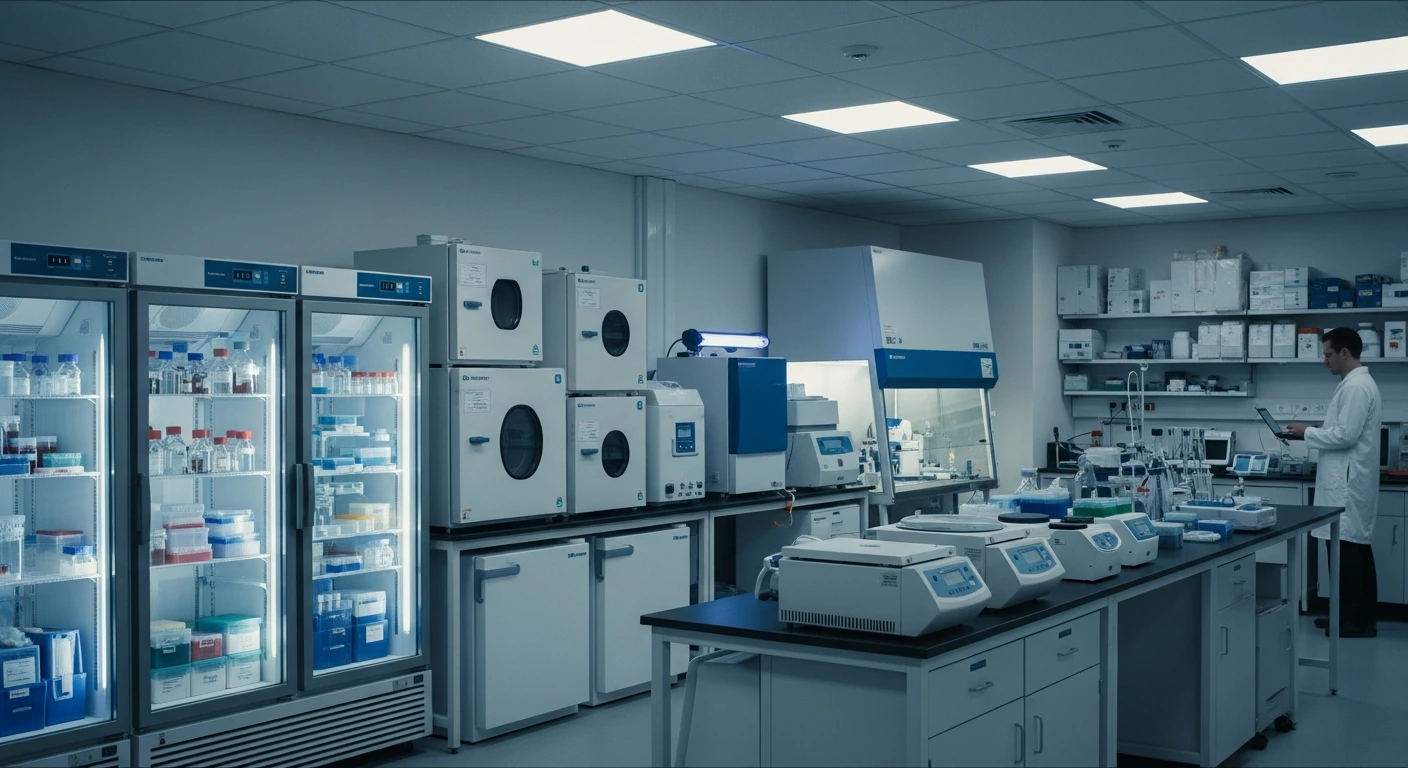 ATEK environmental monitoring system in pharmaceutical laboratory