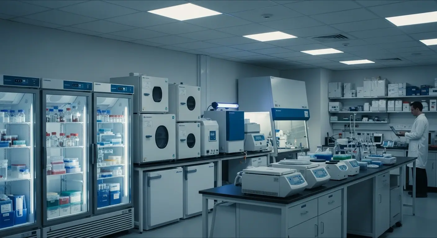 ATEK environmental monitoring system in pharmaceutical laboratory