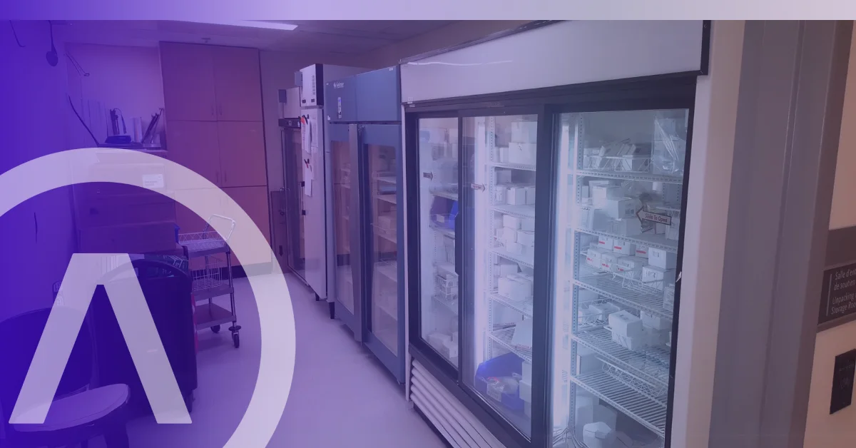 Tableau de bord surveillance congélateur