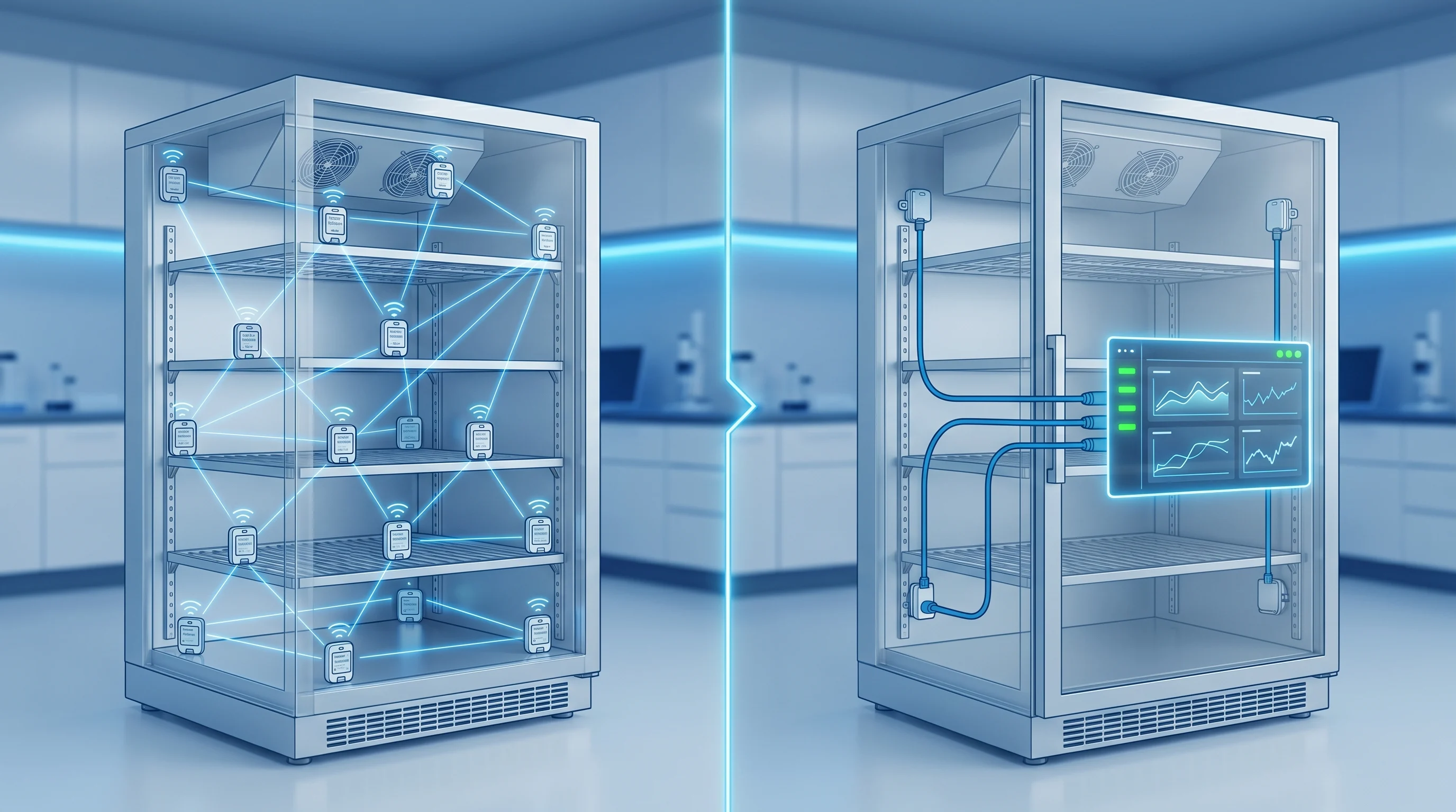 Cartographie des temperatures vs surveillance continue pour le stockage reglemente