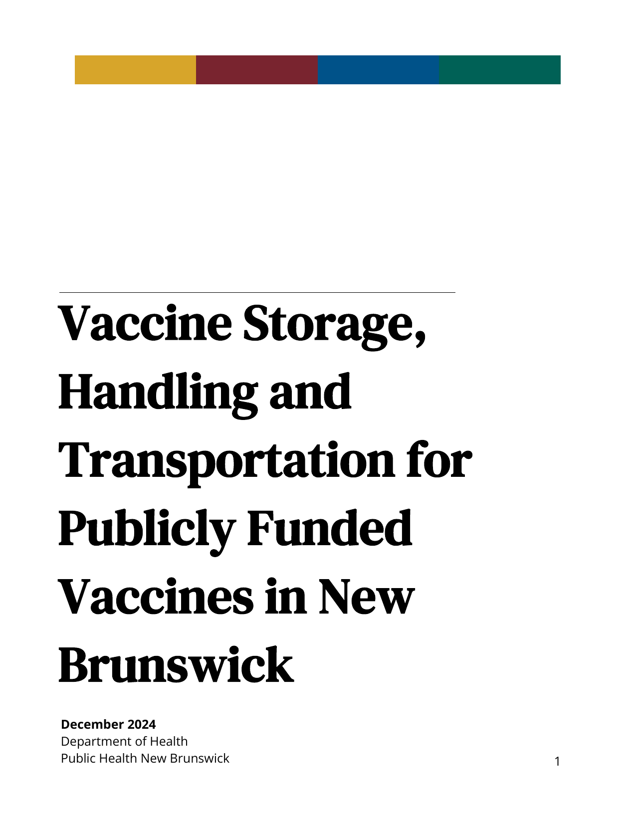 New Brunswick Vaccine Storage Cover